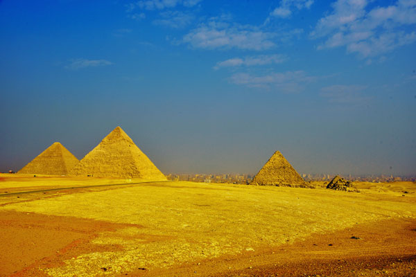 The great pyramids of Giza