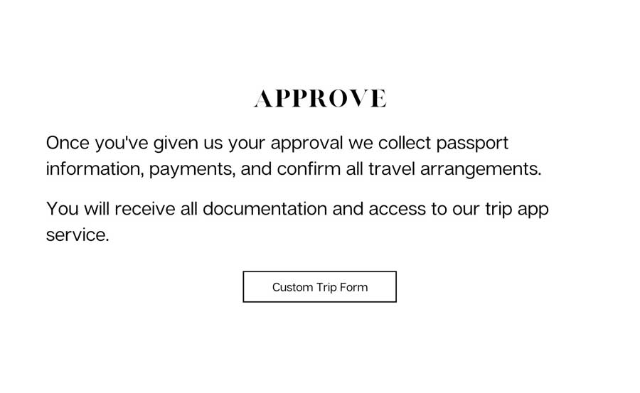To conect with an agent through an email program called Travefy